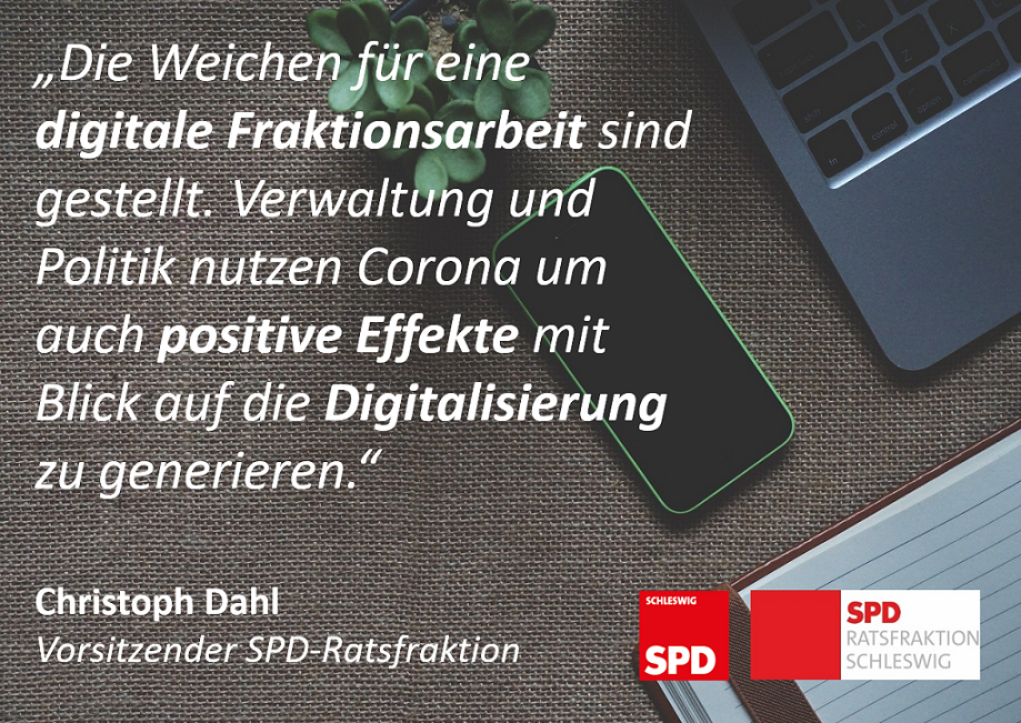 Die Weichen für die digitale Fraktionsarbeit wurden gestellt.