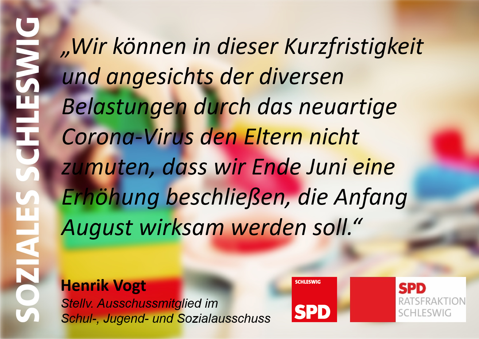 Keine höheren Kita-Gebühren bis Jahresende für den Ü3 Bereich