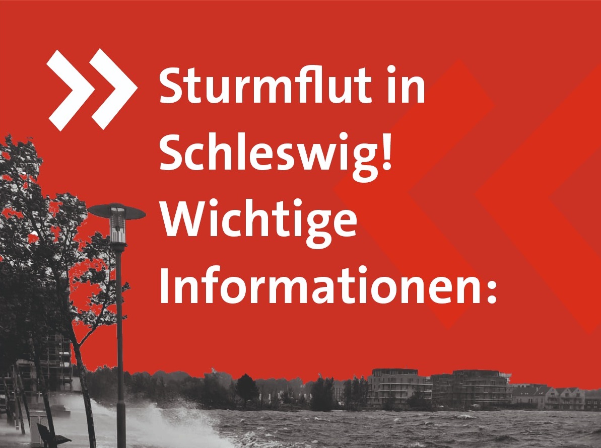 Infos zum Hochwasser in Schleswig